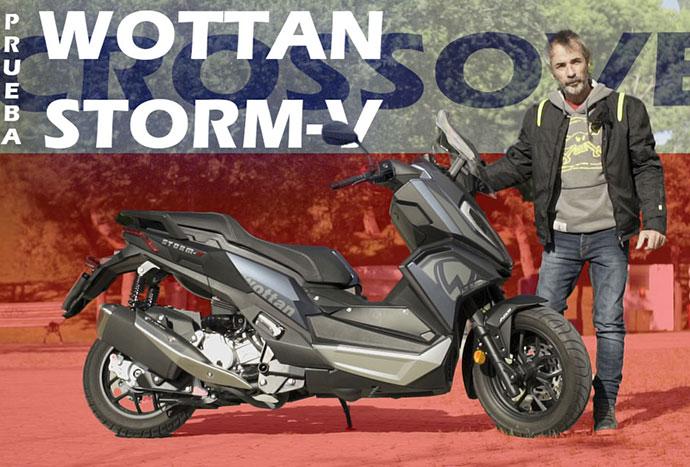 [STORM-V - MotoFichas] Scooter de 125 cc de Wottan con tecnología y equipamiento destacados a precio ajustado.
